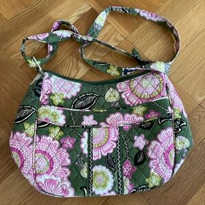Vera Bradley Olivia Pink Design Bag Adjustable Strap Crossbody to Shoulder Bag